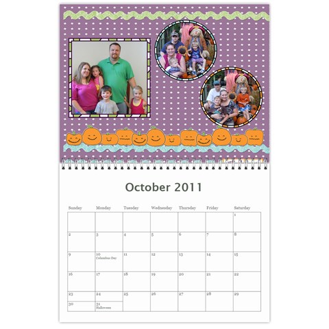 Sue Calendar By Breanne Oct 2011