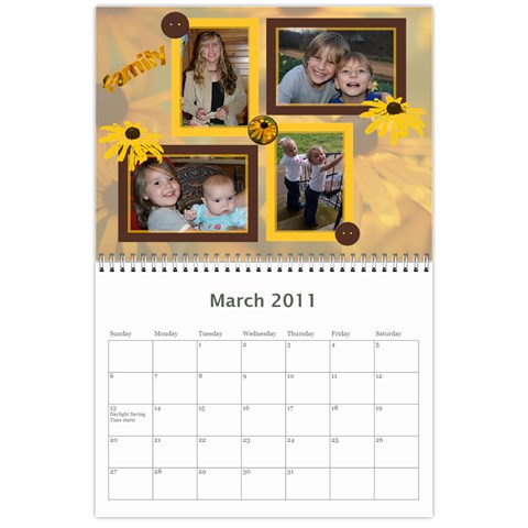 Sue Calendar By Breanne Mar 2011