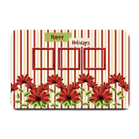 Happy Holidays Small Welcome Mat By Lisa Minor 24 x16  Door Mat