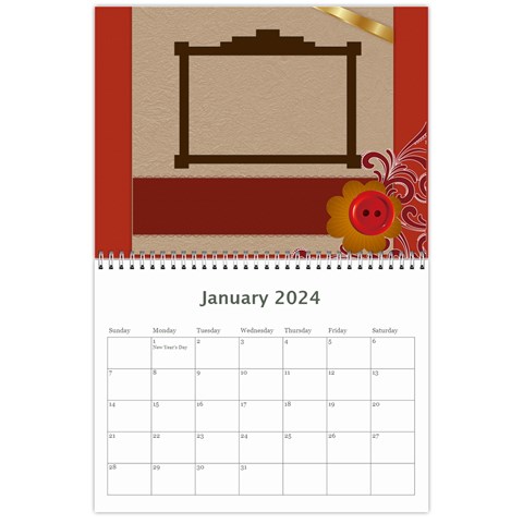 Calendar 2024 By Joely Jan 2024