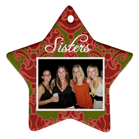Sisters Ornament By Brooklyn Jones Front