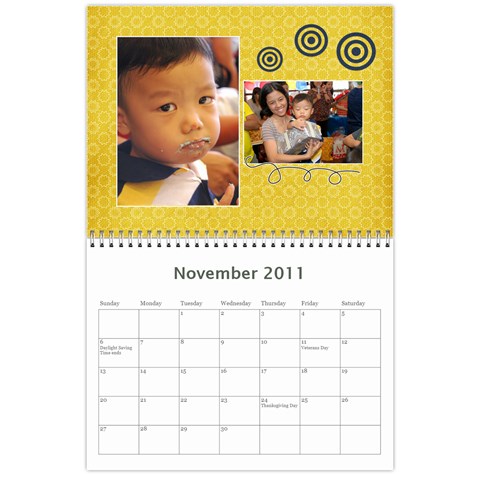 Asher 2011 Calendar By Mai D Nov 2011