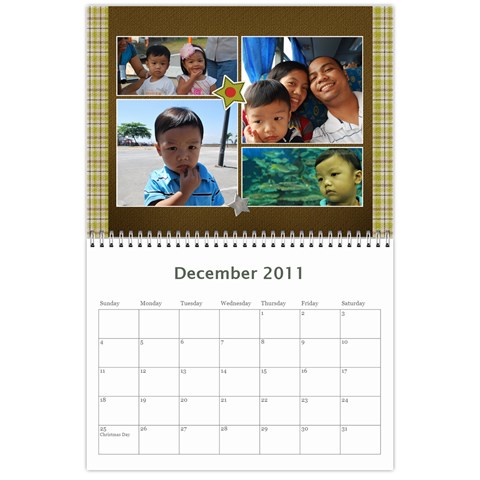 Asher 2011 Calendar By Mai D Dec 2011