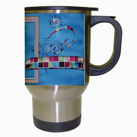 Bloop Bleep Travel Mug 1 By Lisa Minor Right