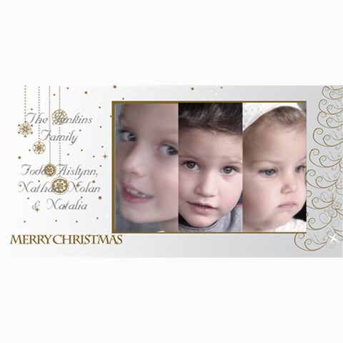 Aislynn Christmas Card B By Alaina Collins 8 x4  Photo Card - 2