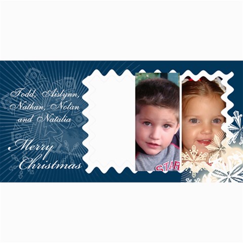 Aislynn Christmas Card B By Alaina Collins 8 x4  Photo Card - 10