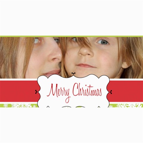 Merry Christmas By Wood Johnson 8 x4  Photo Card - 1