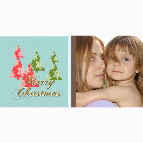 Merry Christmas By Wood Johnson 8 x4  Photo Card - 1