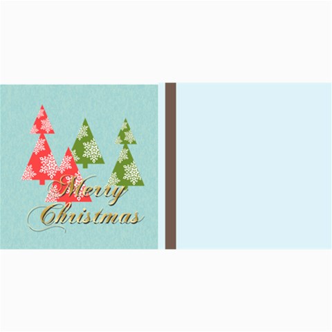 Merry Christmas By Wood Johnson 8 x4  Photo Card - 7