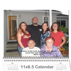 Rios 2011 - Wall Calendar 11  x 8.5  (12-Months)