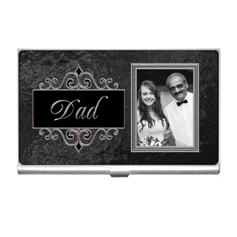 Dad & Me Business Card Holder By Lil Front
