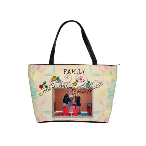 Family Love Shoulder Handbag By Lil Front