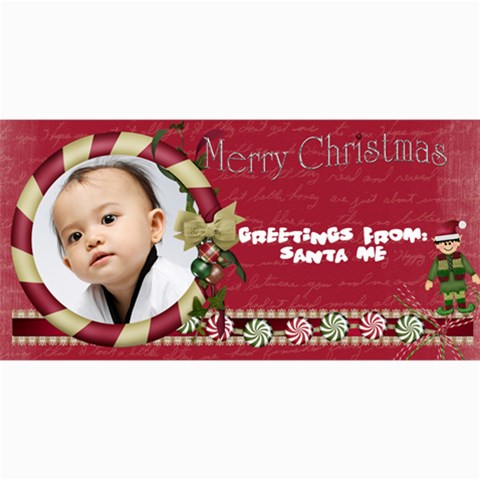 Custom 4  X 8  10 Christmas Photo Cards By J A N B 8 x4  Photo Card - 1