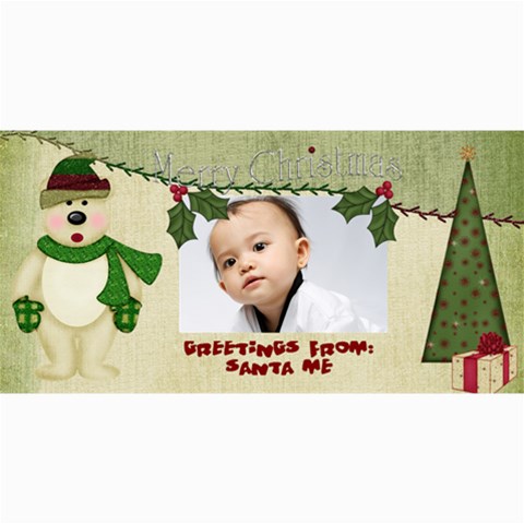 Custom 4  X 8  10 Christmas Photo Cards By J A N B 8 x4  Photo Card - 4