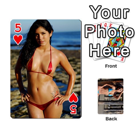 Bikini Cards By Kesma Front - Heart5