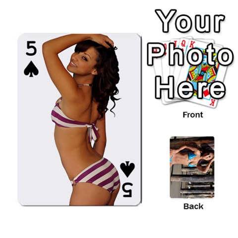 Bikini Cards By Kesma Front - Spade5