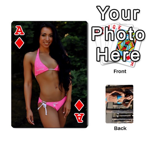 Ace Bikini Cards By Kesma Front - DiamondA