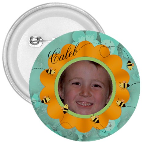 Bees And Flower Orange And Aqua By Chere s Creations Front