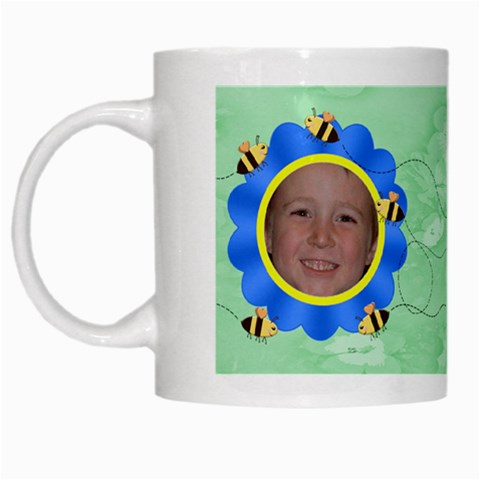 Grandma s Sweet Honey Bees Mug Green 2 By Chere s Creations Left