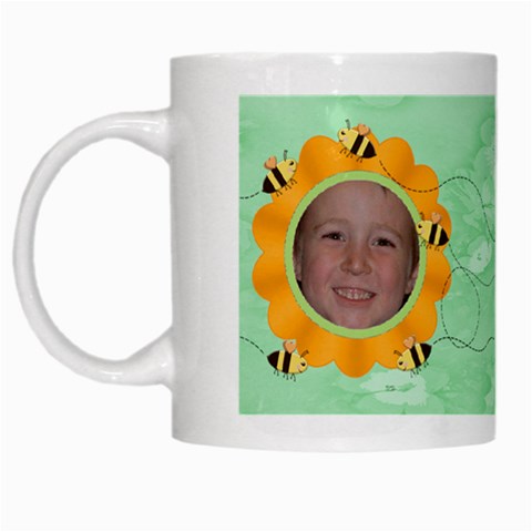 Grandma s Sweet Honey Bees Mug Green 4 By Chere s Creations Left
