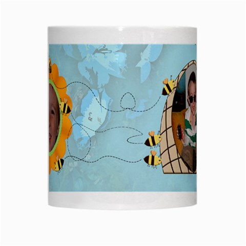 Grandma s Sweet Honey Bees Mug Blue 4 By Chere s Creations Center