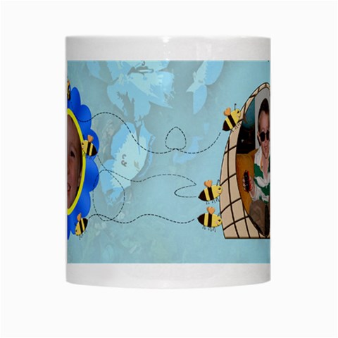 Grandma s Sweet Honey Bees Mug Blue 2 By Chere s Creations Center