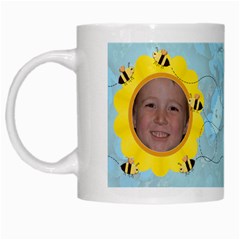 Grandma s Sweet Honey Bees Mug Blue - White Mug