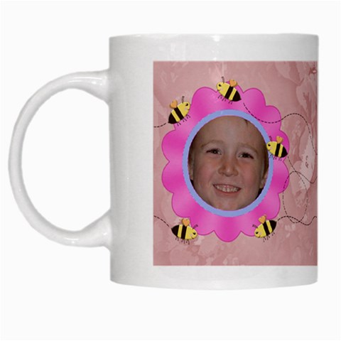 Grandma s Sweet Honey Bees Mug Peach 3 By Chere s Creations Left