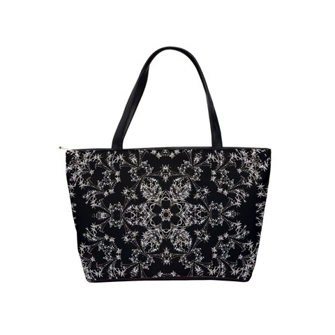 Elegant Black & Silver Shoulder Handbag By Lil Back