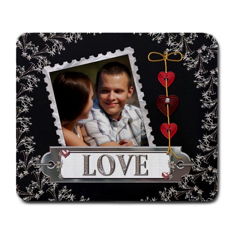 Elegant Love Large Mousepad By Lil Front