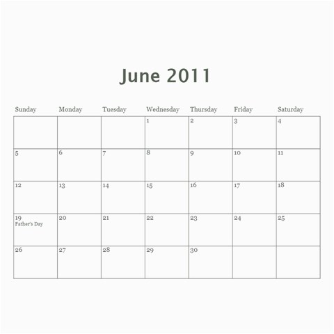 12 Month Holiday Calendar By Kenny Porras Dec 2011