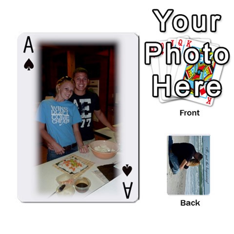 Ace Carlie And Jaramie Playing Cards By Doug Trimble Front - SpadeA