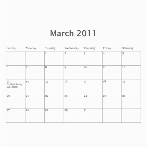 2011 Calendar By Jamie Kriegel Jun 2011