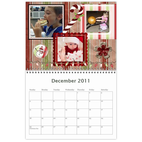 2011 Calendar By Sherri Dec 2011