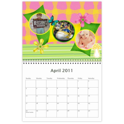 2011 Calendar By Sherri Apr 2011