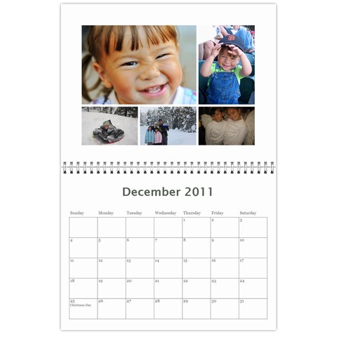 Joyce Calendar By Brittany Dec 2011