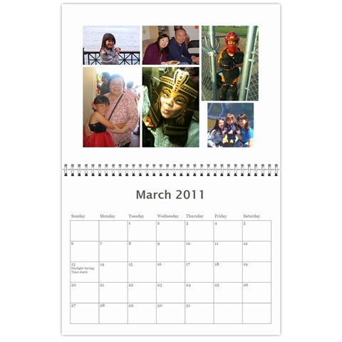 Joyce Calendar By Brittany Mar 2011