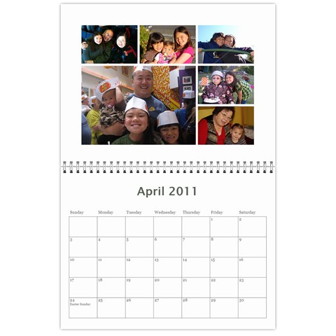 Joyce Calendar By Brittany Apr 2011
