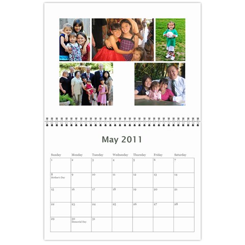 Joyce Calendar By Brittany May 2011