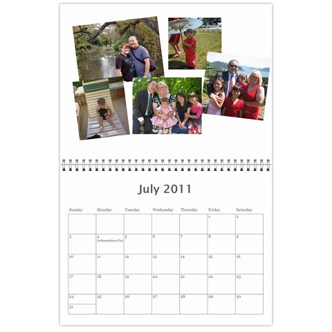 Joyce Calendar By Brittany Jul 2011