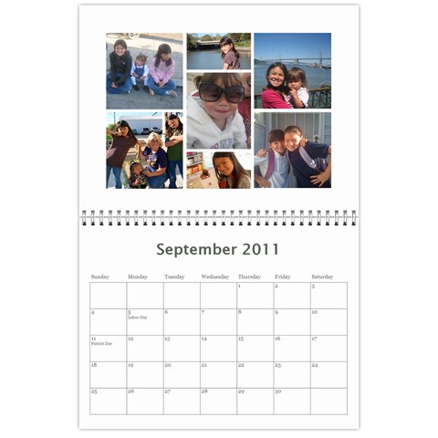 Joyce Calendar By Brittany Sep 2011
