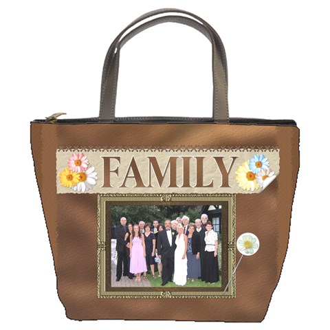 Family Memories Bucket Bag By Lil Front