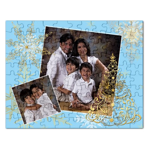 Gold Xmas Tree Puzzle By Ivelyn Front