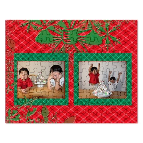 Red & Green Xmas Puzzle By Ivelyn Front