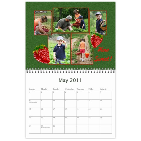 2011 Calendar (nana) By Nicole Hammond May 2011