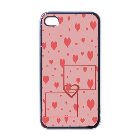 Hearts Iphone Case By Daniela Front