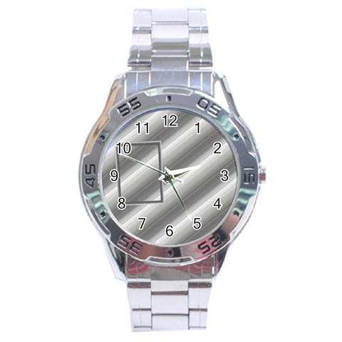 Aluminium Stainless Steel Watch By Daniela Front