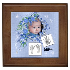 Framed Tile - Baby Boy