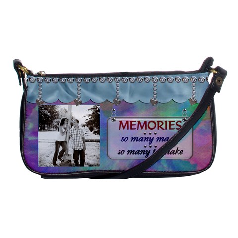 Memories Shoulder Clutch Handbag By Lil Front