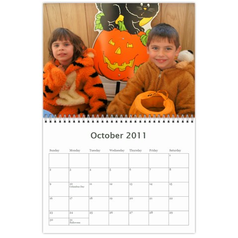 2011 Calendar By Kris Oct 2011